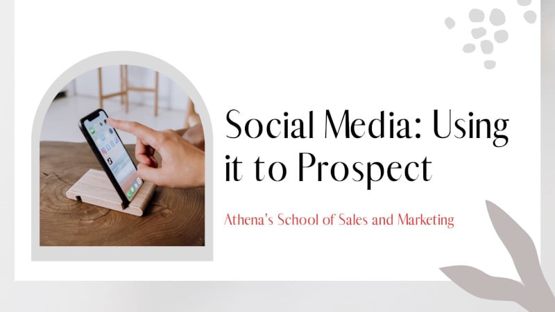 Social Media: Using it to Prospect