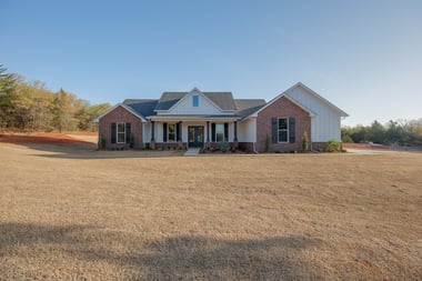 Luther Oklahoma Custom Home: Stone House Rd Rustic Modern Design
